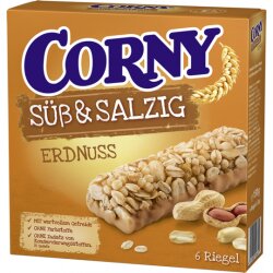 Corny Süß & Salzige Erdnüsse 6x25g