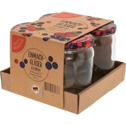 Gut & Günstig Einmachglas 580ml 4ST