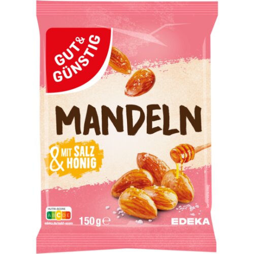 Gut & Günstig Mandeln Honig & Salz 150g