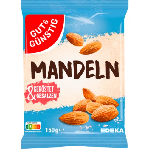 Gut & Günstig Mandeln geröstet & gesalzen 150g