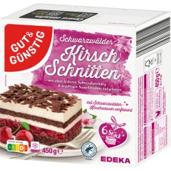 Gut & Günstig Schwarzwälder Kirsch Schnitte...