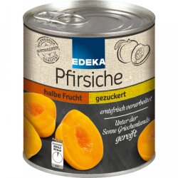 EDEKA Pfirsiche halbe Frucht gezuckert 820g