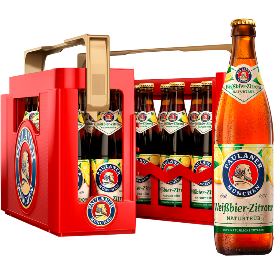 Paulaner Weißbier Zitone Naturtrüb 0,5l 20er Kiste