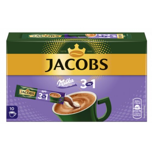 Jacobs 3in1 Milka 10ST 180g