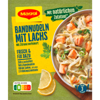 Maggi Fix Bandnudeln mit Lachs
