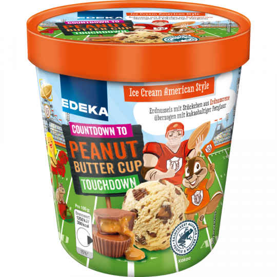 EDEKA Peanutbutter Cup Eiscreme 500ml