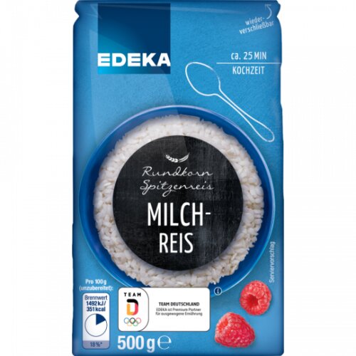 EDEKA Milch-Reis Rundkorn Spitzenreis 500g