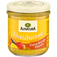 Bio Alnatura Streichcreme Curry Mango Papaya 180g