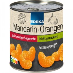 EDEKA Mandarin-Orangen leicht gezuckert 850g