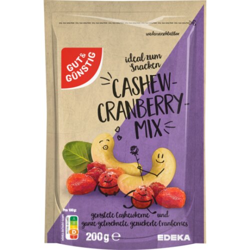 Gut & Günstig Cashew-Cranberry-Mix 200g