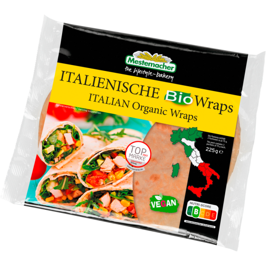 Bio Mestemacher Italienische Wraps 225g