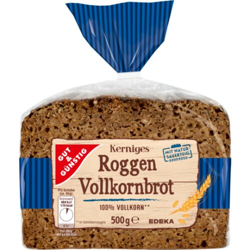 Gut & Günstig Roggenvollkornbrot 500g