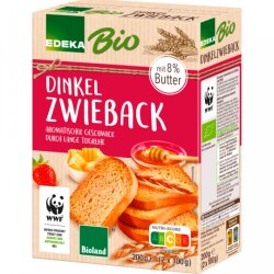Bio EDEKA Dinkel Zwieback 2x100g