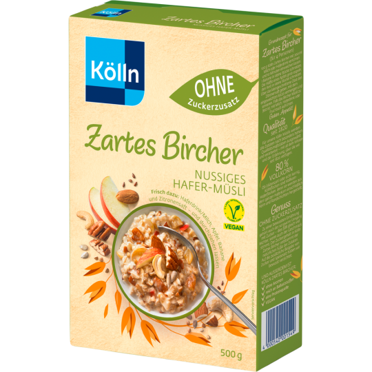 Kölln Zartes Bircher Nussiges Hafer-Müsli 500g