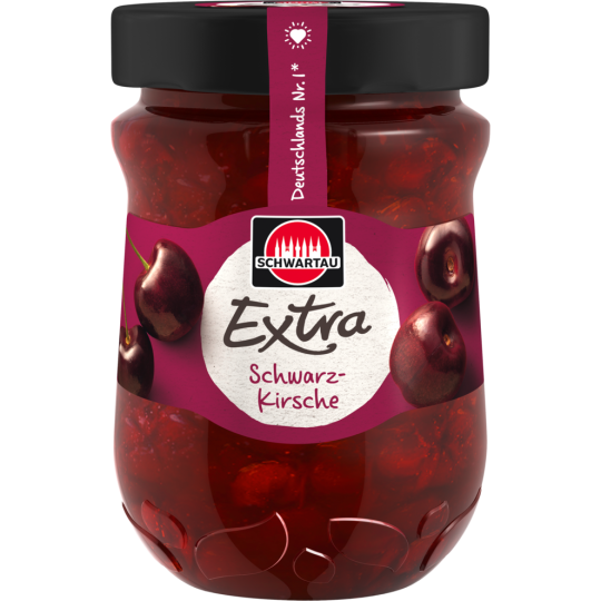 Schwartau Extra Schwarz-Kirsche 340g