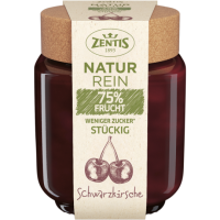 Naturrein 75% Fruchtaufstrich Schwarzkirsche 200g