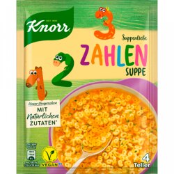 Knorr Suppenliebe Zahlen Suppe für 1l 84g