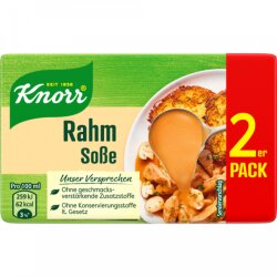 Knorr Rahm Soße für 2x250ml 68g