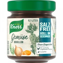 Knorr Gemüse Bouillon salzfrei für 6,1l 85g