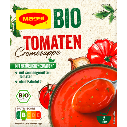 Bio Maggi Tomaten Cremesuppe für 500ml
