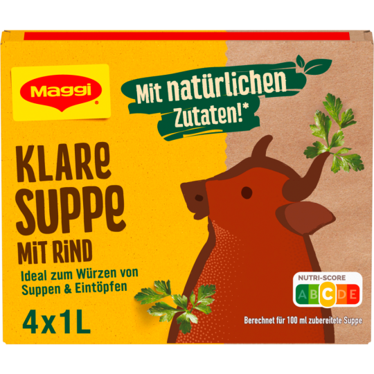Maggi Klare Suppe mit Rind für 4l 80g