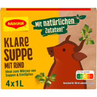 Maggi Klare Suppe mit Rind für 4l 80g