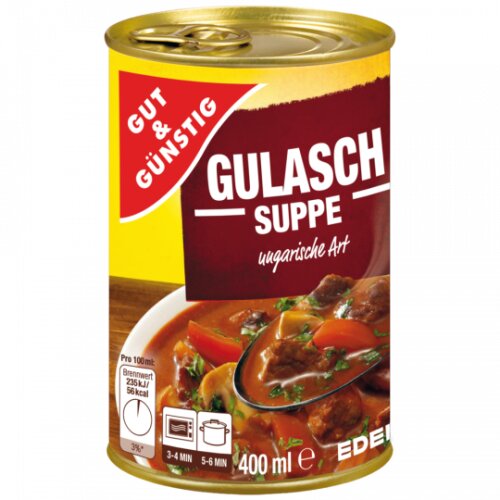 GUT & GÜNSTIG Gulasch-Suppe 400ml