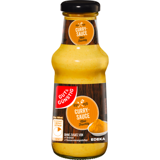 Gut & Günstig Curry-Sauce 250ml