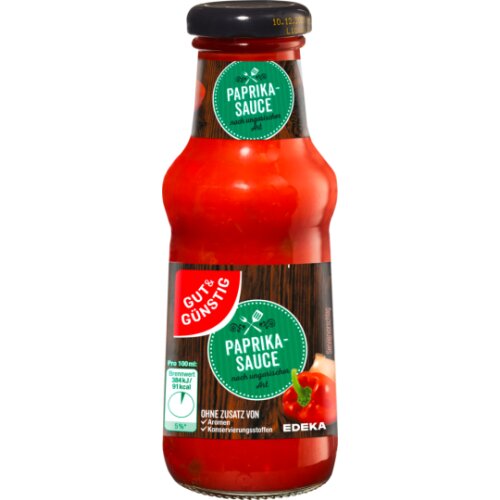 Gut & Günstig Paprika-Sauce 250ml
