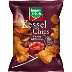 funny-frisch Kessel Chips Country Ketchup 120g