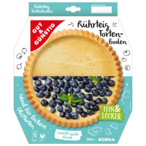 Gut & Günstig Rührteig Tortenboden 300g