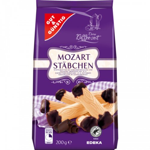 Gut & Günstig Mozartstäbchen 200g