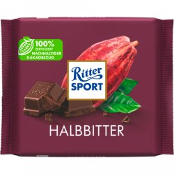 Ritter Sport Halbbitter Tafel 100g