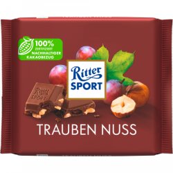 Ritter Sport Trauben Nuss Tafel 100g