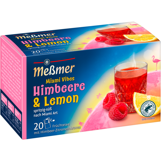 Meßmer Miami Vibes Himbeere-Lemon 20ST 50g