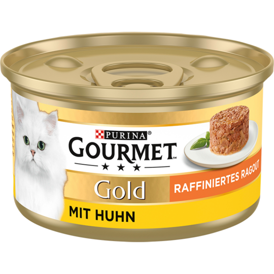 Gourmet Gold Ragout Raffinesse Huhn Katzennassnahrung 85g