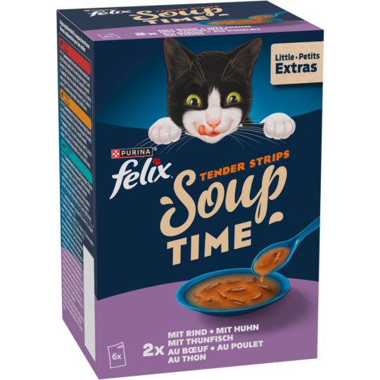 Felix Soup Strips Gemischte Auswahl 6x48g