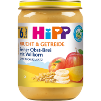 Bio Hipp Feiner Obst-Brei mit Vollkorn ab 6.Monat 190g