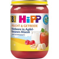 Bio Hipp Himbeere in Apfel-Bananen-Müesli ab 8.Monat...