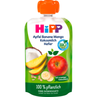 Bio Hipp Hippis Apfel Banane Mango Kokosmilch ab 1+ 100g