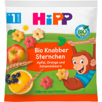 Bio Hipp Für Kinder Knabber Sternchen mit Apfel,...