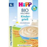 Bio Hipp Milchbrei Kindergriess ab 6.Nonat 450g