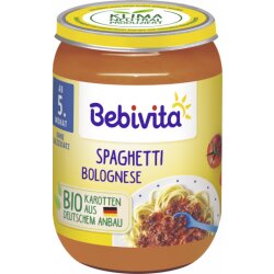 Bio Bebivita Menü Spaghetti Bolognese ab dem 5.Monat...