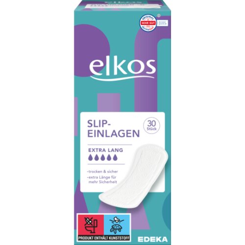 EDEKA elkos Slipeinlagen Extra Lang 30ST