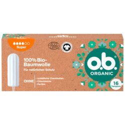 o.b.Tampons Organic Bio Super 16ST