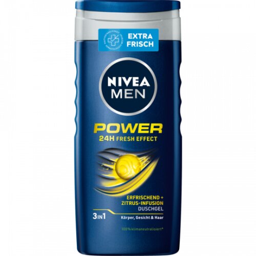 Nivea Men 3in1 Duschgel Power 24H Fresh Effect 250ml