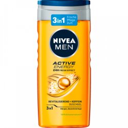 Nivea Men 3in1 Duschgel Active Energy 24H Fresh Effect 250ml