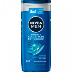 Nivea Men 3in1 Duschgel Fresh Ocean 24H Fresh Effect 250ml
