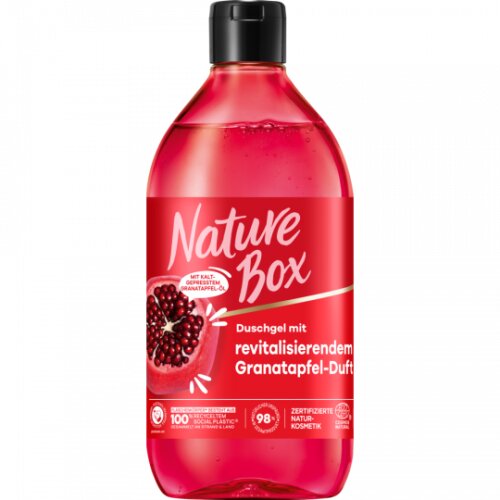 Nature Box Revitalisierendes Duschgel Granatapfel Duft 385ml