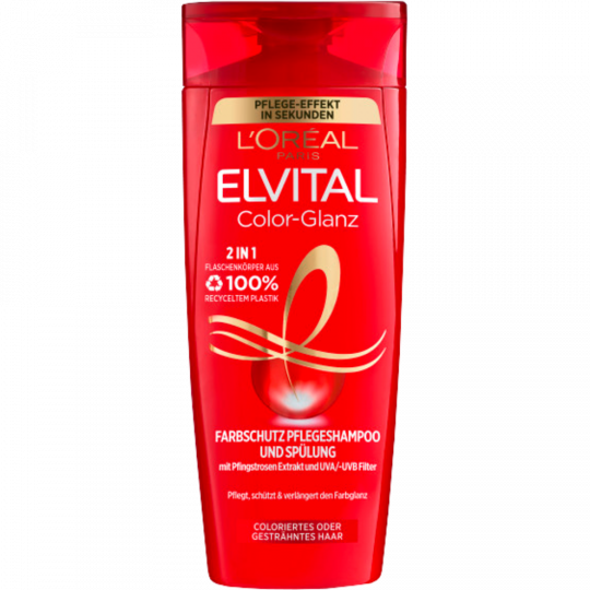 Elvital 2in1 Shampoo&Spülung Color Glanz für coloriertes und getöntes oder gesträhntes Haar 300ml